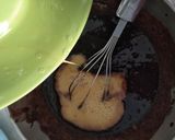 Foto langkah ke 3 dari resep Brownies Pisang Kukus.