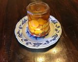 A picture of step 1 of California Farm Farmers Daughters Apricot Brandy.