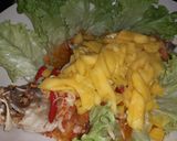 Gambar langkah 7 resipi Ikan siakap sweet thai chili mango 🐟🐬🐋🐳.