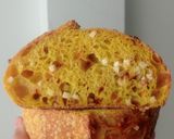 Foto langkah ke 27 dari resep Kunyit Chili Flakes Cheese Sourdough Bread (Open Bake Method).
