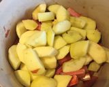 A picture of step 2 of Rhubarb, Apple & Ginger Crumble 🍎🍏.
