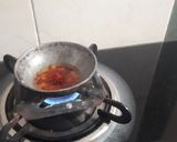 A picture of step 10 of Achari Paneer Muter.