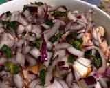 Foto del paso 3 de la receta: Ensalada con arroz, rábanos y vinagreta de menta