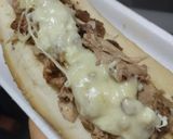 Foto del paso 8 de la receta: Perrito🌭caliente🥓de pollo🍗y tocineta🌭hawaiano🍍