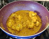A picture of step 10 of CREAMY SCRAMBLED PANEER with GOBHI...