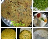 A picture of step 4 of Methi Theplas.