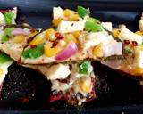 Beetroot Spinach Bhakhri Pizza Sticks recipe step 3 photo