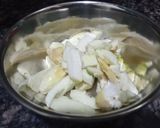 A picture of step 1 of Singhada Chaat.