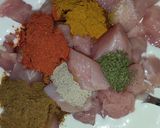 A picture of step 3 of Turkish Kabab 😋.