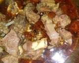 A picture of step 3 of Mutton Punjabi.