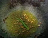 A picture of step 5 of Jain Kadhi (without onion garlic dinner recipe).
