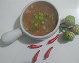 A picture of step 6 of Chicken corn soup.