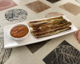 Foto del paso 4 de la receta: Calçots o cebolla tierna en Lékué con salsa romesco