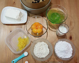 Foto del paso 1 de la receta: Cheesecake Japonés con piña, mora, dátiles y salsa de caramelo!