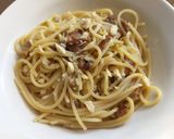 Foto del passaggio 5 della ricetta Spaghetti porcini e fiori di zucca