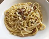 Foto del passaggio 5 della ricetta Spaghetti porcini e fiori di zucca