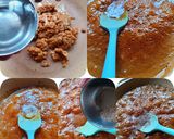 A picture of step 3 of Tilkut Chikki.