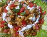 A picture of step 4 of Chana chat.