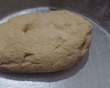 A picture of step 2 of Cashew khoya poli.