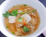 Hình bước làm 6 của món Súp hải sản với bánh đa