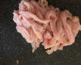 Foto del paso 2 de la receta: Judías verdes con pechuga y huevo escalfado