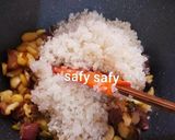 A picture of step 3 of Fava Bean Koshari.