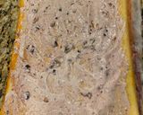 A picture of step 5 of Buche de Noel.