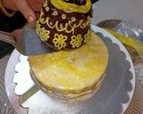 A picture of step 5 of Whole wheat cake Janmashtami special.