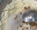 A picture of step 5 of Chhena Poda.