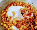 A picture of step 4 of Sweetcorn Masala Curry (no onion and garlic).