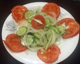 Foto del paso 1 de la receta: Ensalada de pepino y tomate 