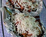 Foto del paso 20 de la receta Berenjena asada al horno rellena de atún y queso