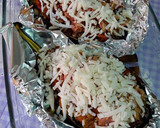 Foto del paso 20 de la receta: Berenjena asada al horno rellena de atún y queso