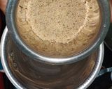 A picture of step 4 of Instant Saffron Thandai with Thandai Masala.