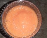 A picture of step 3 of Papaya Nuts shake.