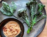 A picture of step 4 of Tempura Tenderstem Broccoli.