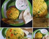 A picture of step 4 of Chickpea Pulav.