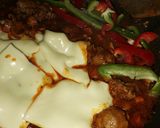 Gambar langkah 5 resipi Spagetthi Bolognese.