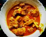 A picture of step 5 of Chicken Kosha.