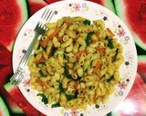 A picture of step 4 of Vegetable Macaroni.