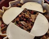 Foto del paso 8 de la receta: Tarta de setas, jamón, longaniza y algo más