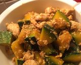 รูปขั้นตอนการทำที่ 5 ของ ฟักทองผัดอกไก่[สูตรคลีน]