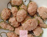 Foto langkah ke 5 dari resep Cabe Gendot Isi Bakso Ayam.