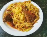 Foto del paso 4 de la receta: Tallarines con estofado