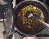A picture of step 4 of Aloo Beans in 5 minutes.