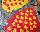 A picture of step 5 of Heart polkadot cookies.