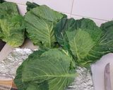 A picture of step 1 of Seasonal?Leafy greens.