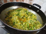 पत्ता गोभी मटर की सब्जी