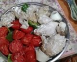 عکس مرحله 2 از دستور چلو و مرغ و سبزیجات تنوری