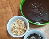 Foto langkah ke 4 dari resep Ganache/ Glaze coklat donat.